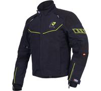 Rukka Armagate Veste textile de moto, noir/jaune, Taille 48