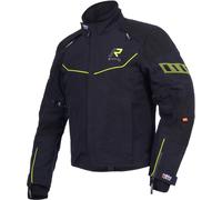 Rukka Armagate Veste textile de moto, noir/jaune, Taille 60
