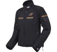 Rukka Armatou-R veste textile de moto pour dames imperméable à l’eau, noir-brun, taille 36 pour femmes