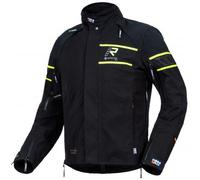 Rukka Rapto-R Blouson textile de moto, noir-jaune, taille 48 pour homme