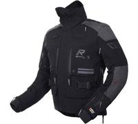 Rukka TitanTrail-R Veste textile moto imperméable, noir-gris, taille 52 pour homme