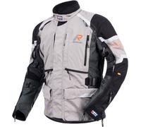 Rukka Madagasca-R Veste textile de moto, noir-beige, taille 46 pour homme