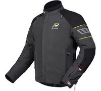 Rukka R-EX 2.0 Veste textile de moto imperméable, noir-gris, taille 48 pour homme
