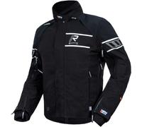Rukka Rapto-R Blouson textile de moto, noir-argent, taille 64 pour homme