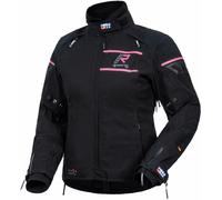 Rukka Raptorina GTX Veste textile de moto pour dames, noir-rose, taille 36 pour femmes