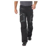 Rukka Rimo-R Pantalon textile moto, noir-gris, taille 58 pour homme