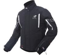 Rukka Shield-RD WP GTX Veste de moto textile, noir-blanc, taille 54 pour homme