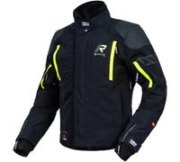 Rukka Shield-RD WP GTX Veste de moto textile, noir-jaune, taille 54 pour homme