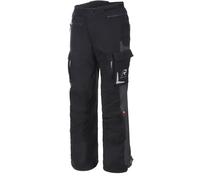 Rukka Ventu-R Pantalon textile de moto imperméable, noir/gris foncé, Taille Short 64
