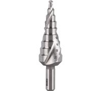 RUKO 101051 HSS Foret étagé Longueur totale 75 mm tige à 3 surfaces 1 pc(s)