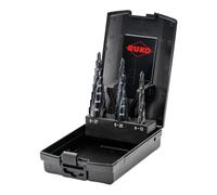 RUKO Jeu de forets étagés 101087PRO HSS 3 pièces tige à 3 surfaces 1 set