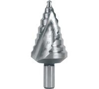 RUKO 101096 HSS Foret étagé Longueur totale 76 mm tige à 3 surfaces 1 pc(s)