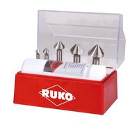 Ruko Jeu de fraises coniques à chanfreiner et à ébavurer Ruko DIN 335 forme C 90° HSS Quantité:1
