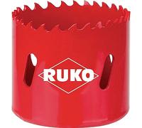 RUKO 106083 - Corona perforadora HSS bimetal, dentado variable (83 mm)