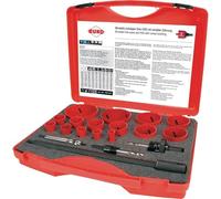 RUKO 106318 - Juego de 15 coronas perforadoras HSS bimetal - Premium (Premiun)