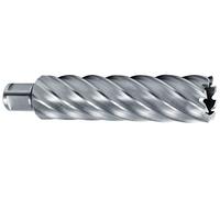 RUKO 1082038 - Broca hueca HSS con vástago Weldon (3/4"), rectificada CBN, profundidad de corte 110 mm (38,0 x 19,0 mm)