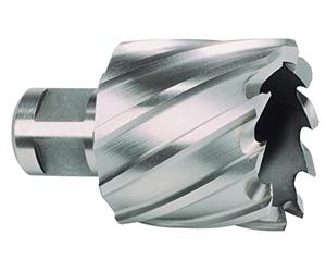 RUKO 108255 - Broca hueca HSS, vástago Weldon, profundidad 30 mm (55 mm)