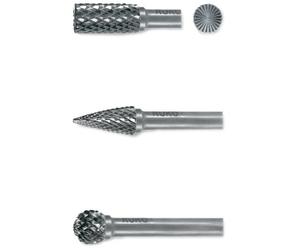 RUKO 116001 - Juego de 3 fresas de metal duro con vástago de 6 mm