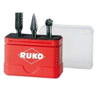 Ruko 116001TC Ensemble de 3 fraises en carbure métallique TiCN