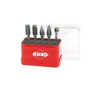 Ruko 116004 Coffret de 5 fraises sur tige en métal dur