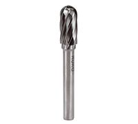 RUKO 116023A - Fresas metal duro para aluminio forma C - WRC Semiesférica (12 x 65 mm)