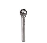 RUKO 116041A - Fresas metal duro para aluminio forma D - KUD Esférica (6 x 59 mm)