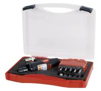 RUKO 116100 - Kit amoladora neumática y juego 10 fresas metal duro con vástago de 6 mm