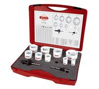 RUKO 126301 - Juego de 6 coronas perforadoras HSS Co 8 - Fontanería (PK1)