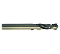 RUKO 202100E - Broca helicoidal CORTA DIN 1897, tipo N HSS Co 5, rectificada, con autocentrado, 10 mm (pack de 10 uds.)