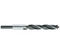 RUKO – Mèches à bois 3 pointes, queue cylindrique – Acier CV 11 x 132 mm – 1 pièce