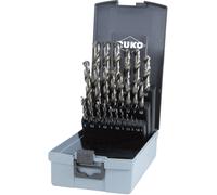 RUKO 214215RO HSS-G Jeu de forets pour le métal 25 pièces DIN 338 tige cylindrique 1 set