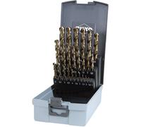 RUKO 215215RO HSSE-Co 5 Jeu de forets pour le métal 25 pièces DIN 338 tige cylindrique 1 set