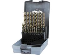 RUKO 228214RO HSSE-Co 5 Jeu de forets pour le métal 19 pièces 1 mm, 1.5 mm, 2 mm, 2.5 mm, 3 mm, 3.5 mm, 4 mm, 4.5 mm, 5 mm, 5.5 mm, 6 mm, 6.5 mm, 7 mm, 7.5 mm,