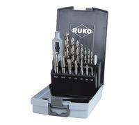 RUKO 245004RO Set de tarauds pour machine - 15 pièces | Filetage Précis et Rapide | Usage Professionnel