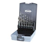 RUKO Assortiment tarauds pour machine HSS Forme C 35° 14 pièces