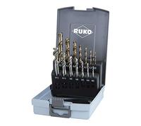 Ruko Assortiment tarauds pour machine RUKO HSS Co 5 forme C 35° 14 pièces Quantité:1