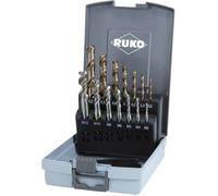 RUKO Assortiment tarauds pour machine 245052RO – HSS‑Co5 Forme C 35° DIN 371/376 14 pièces