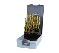 RUKO 250215TRO HSS-G Jeu de forets à queue 25 pièces 1 mm, 1.5 mm, 2 mm, 2.5 mm, 3 mm, 3.5 mm, 4 mm, 4.5 mm, 5 mm, 5.5 mm, 6 mm