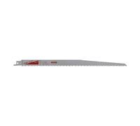 RUKO 33189045 - Pack de 5 sierras de sable HCS Acero con vástago universal 1/2", para madera, 300 mm (Equivalencia Bosch S 1344 D)