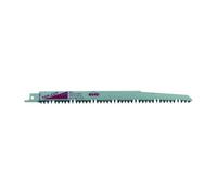 RUKO 33189225 - Pack de 5 sierras de sable HCS acero (Bosch S 1531 L) Largo 240 mm; Paso 4/6,5 mm