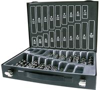 RUKO A214200 Jeu de forets pour le métal 170 pièces 1 mm, 1.5 mm, 2 mm, 2.5 mm, 3 mm, 3.5 mm, 4 mm, 4.5 mm, 5 mm, 5.5 mm, 6 mm, 6.5 mm, 7 mm, 7.5 mm, 8 mm, 8.5