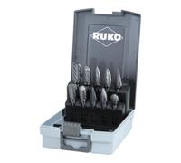 Ruko Assortiment de fraises limes carbure en cassette ASB Quantité:1
