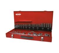 Ruko Assortiment tarauds + forets + filières HSS en cassette industrielle MF (métrique fin) Quantité:1