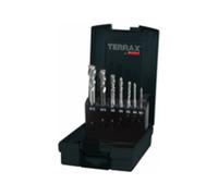 TERRAX by Ruko A245058ETX Jeu de tarauds mécaniques M DIN 371/376 Forme C/35° RSP HSSE-Co 5 dans coffret en plastique
