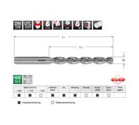 Ruko Foret DIN 338 UTL 3000 HSSE Co 5 Quantité:1