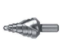 Ruko - Foret étagé Plage De Perçage 6-25 Mm Hss à Cannelures HélicoÃ¯dales Nombre De Lames 2 Nombre De Marches 7