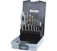 RUKO Jeu de 15 tarauds à fileter à une coupe HSS