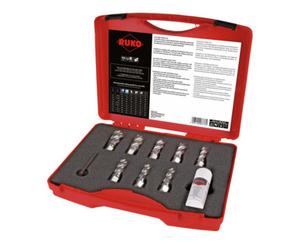 Ruko Jeu de carottes Ruko 10 pcs. D 12-26mm HSS-Co5 ComPact L.30mm Weldon Quantité:1