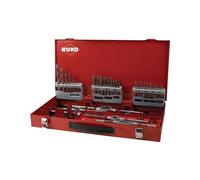 RUKO Jeu de filières et tarauds M3-M4-M5-M6-M8-M10-M12 44 pièces HSS