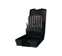 RUKO 259214RO HSS-G Jeu de forets à queue 19 pièces 1 mm, 1.5 mm, 2 mm, 2.5 mm, 3 mm, 3.5 mm, 4 mm, 4.5 mm, 5 mm, 5.5 mm, 6 mm